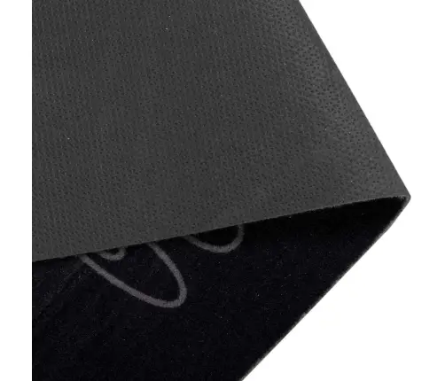 Virtuves Paklājs Melna 150 X 45 Cm Samts Vidaxl