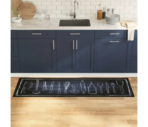 Virtuves Paklājs Other Šefa Telpa 60 X 180 Cm Samts Vidaxl