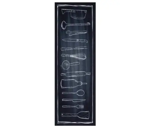 Virtuves Paklājs Other Šefa Telpa 60 X 180 Cm Samts Vidaxl