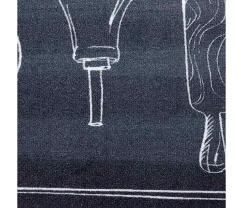 Virtuves Paklājs Other Šefa Telpa 60 X 180 Cm Samts Vidaxl