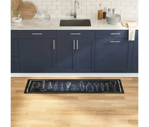 Virtuves Paklājs Other Šefa Telpa 45 X 150 Cm Samts Vidaxl