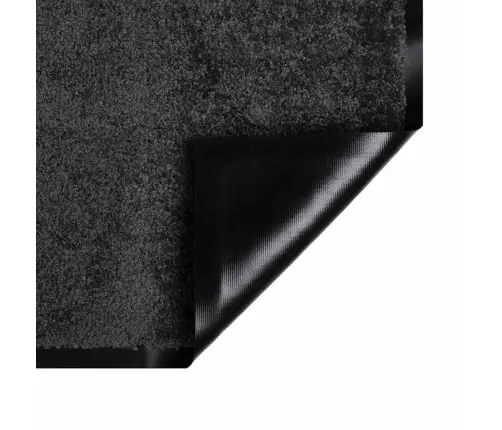 Durvju Paklājs Antracīts 40 X 60 Cm Teddy Audums Vidaxl