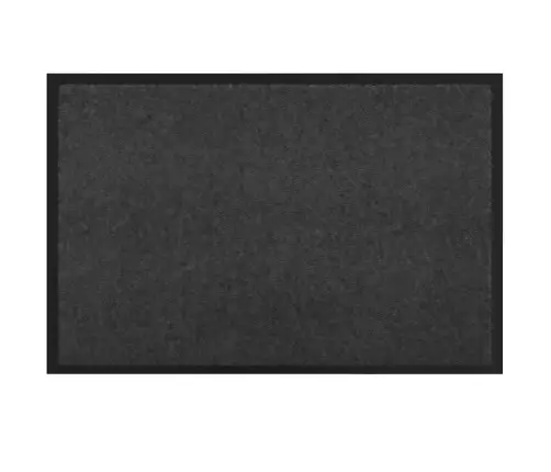 Durvju Paklājs Antracīts 40 X 60 Cm Teddy Audums Vidaxl