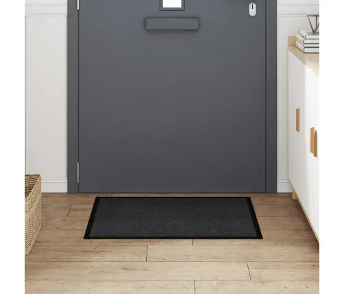 Durų Kilimėlis Antracitas 60 X 40 X 1.2 Cm Teddy Audinys