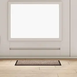 Durvju Paklājs Bēša 40 X 60 Cm Teddy Audums Vidaxl