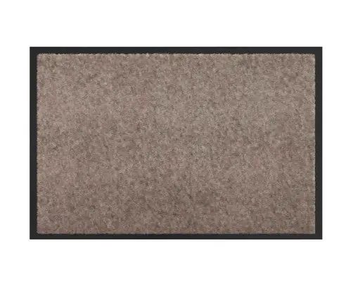 Durvju Paklājs Bēša 40 X 60 Cm Teddy Audums Vidaxl