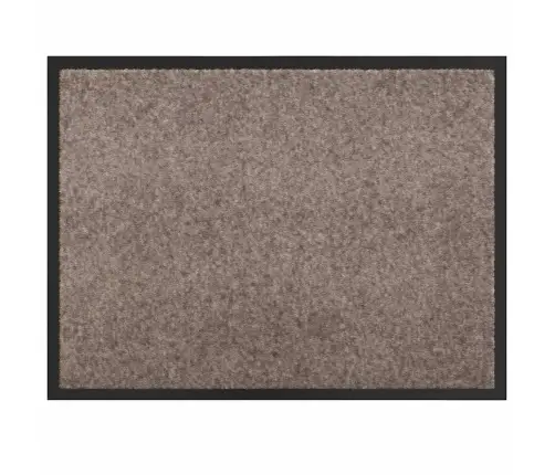 Durvju Paklājs Bēša 60 X 80 Cm Teddy Audums Vidaxl