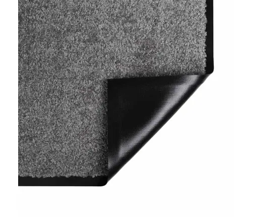 Durvju Paklājs Gaiši Pelēks 40 X 60 Cm Teddy Audums Vidaxl