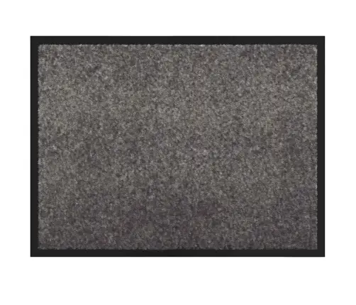 Durvju Paklājs Gaiši Pelēks 60 X 80 Cm Teddy Audums Vidaxl