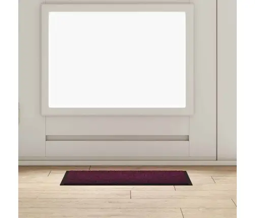 Durvju Paklājs Bordo 40 X 60 Cm Teddy Audums Vidaxl