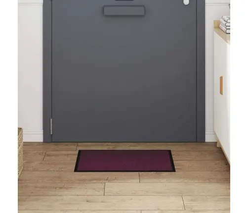 Durvju Paklājs Bordo 40 X 60 Cm Teddy Audums Vidaxl