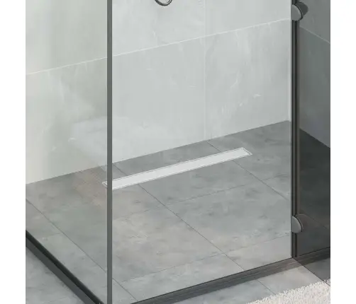 Dushi Äravool 2-In-1 Koos 360° Sifooniga Hõbedane 60 Cm