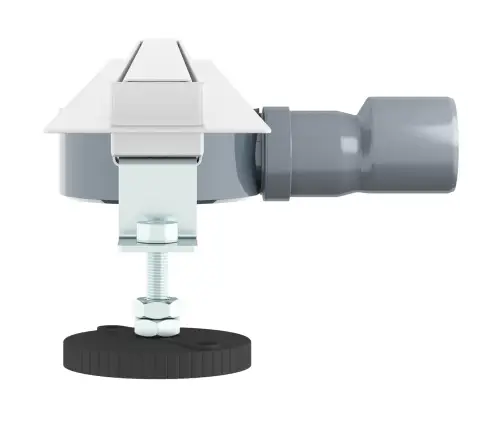 360° Dušivoolik Slim Mudeliga Hõbedane 90 Cm