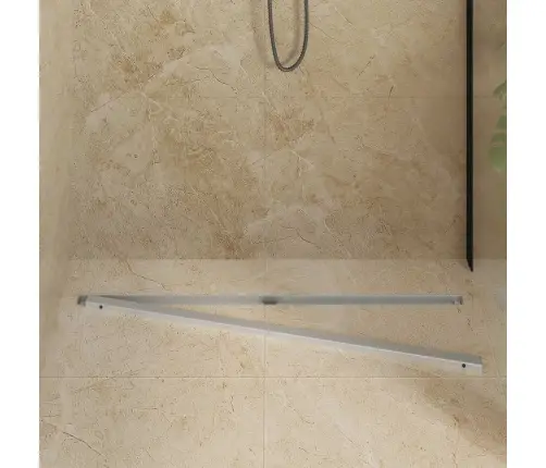 360° Dušivoolik Slim Mudeliga Hõbedane 100 Cm