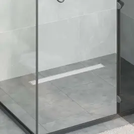 2 In 1 Dušas Notekvads Sudraba 70 Cm Nerūsējošais Tērauds 304 Vidaxl