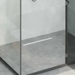 360° Dušivoolik Slim Mudeliga Hõbedane 50 Cm