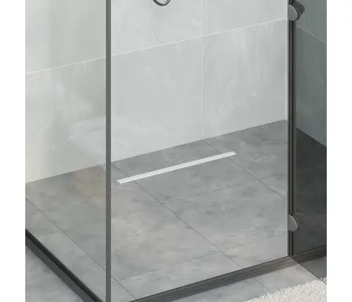 360° Dušivoolik Slim Mudeliga Hõbedane 50 Cm