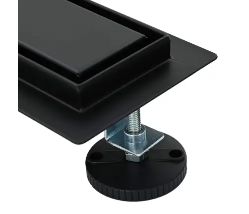 2 Viename Dušo Nutekėjimas Juoda 70 Cm Nerūdijantis Plienas 304