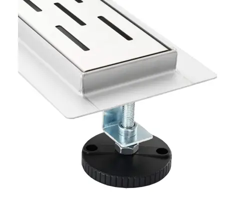 Dušivoolik Klaaskattega Ja 360° Sifooniga Hõbedane 70 Cm