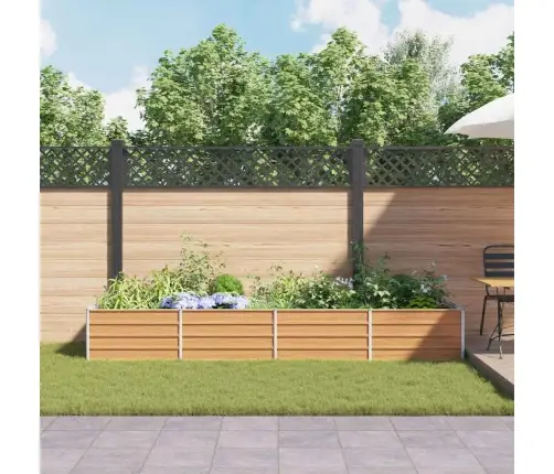 Paaukštinta Sodo Lova Šviesiai Rudas 320 X 80 X 45 Cm