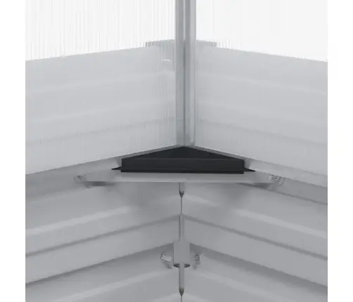 Dārza Podiņš Ar Siltumnīcu Gaiši Brūns 100 X 100 X 77 Cm Vidaxl