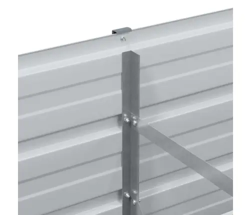 Augstā Puķu Kaste Gaiši Brūns 100 X 40 X 77 Cm Cinkots Tērauds Vidaxl