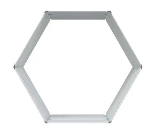 Paaugstināta Dārza Gulta Gaiši Brūns 129 X 129 X 77 Cm Vidaxl