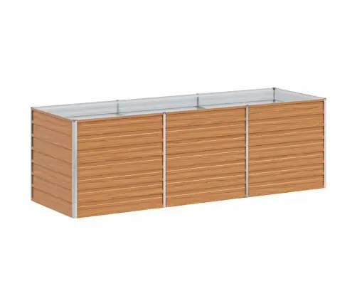 Paaukštinta Sodo Lova Šviesiai Rudas 240 X 80 X 77 Cm