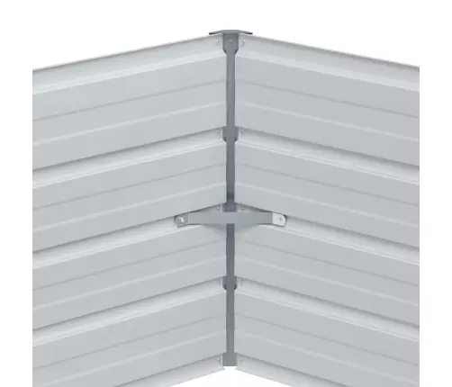 Paaugstināta Dārza Gulta Koka Izskats 129 X 129 X 45 Cm Vidaxl