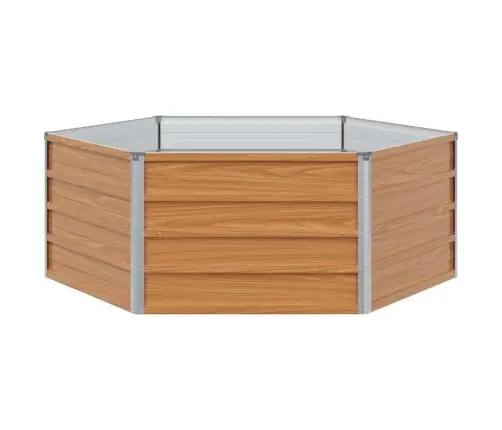 Paaugstināta Dārza Gulta Koka Izskats 129 X 129 X 45 Cm Vidaxl