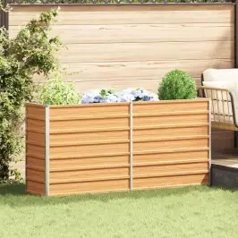 Paaukštinta Sodo Lova Šviesiai Rudas 160 X 40 X 45 Cm