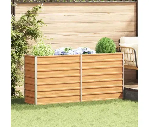 Paaukštinta Sodo Lova Šviesiai Rudas 160 X 40 X 45 Cm