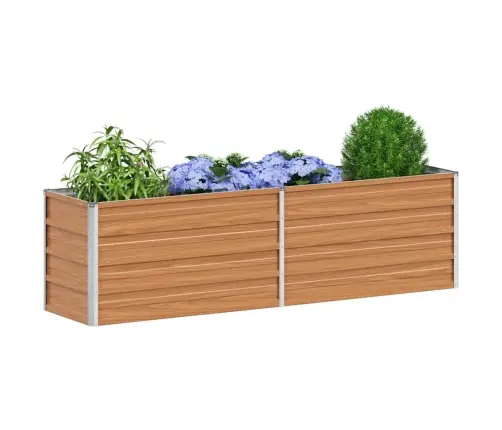 Paaukštinta Sodo Lova Šviesiai Rudas 160 X 40 X 45 Cm