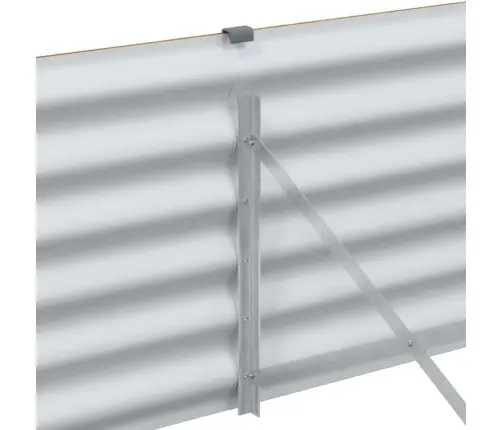 Paaukštinta Sodo Lova 970 X 50 X 36 Cm Cinkuota Plienas