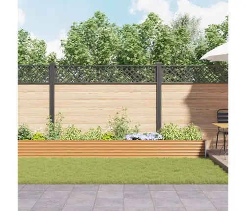 Paaukštinta Sodo Lova 970 X 50 X 36 Cm Cinkuota Plienas