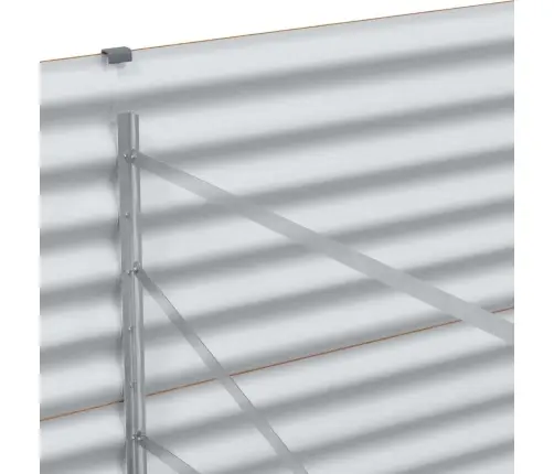 Paaukštinta Sodo Lova 290 X 100 X 68 Cm Cinkuota Plienas