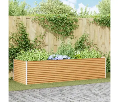 Paaukštinta Sodo Lova 290 X 100 X 68 Cm Cinkuota Plienas