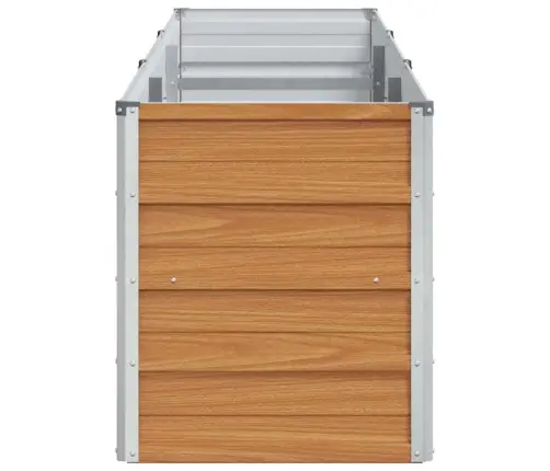 Kõrgendatud Aia Taimelava Helepruun 240 X 40 X 45 Cm Tsinkteras