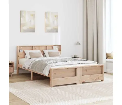 Voodi Raam Peaga Pruun 160 X 200 Cm Tehispuit