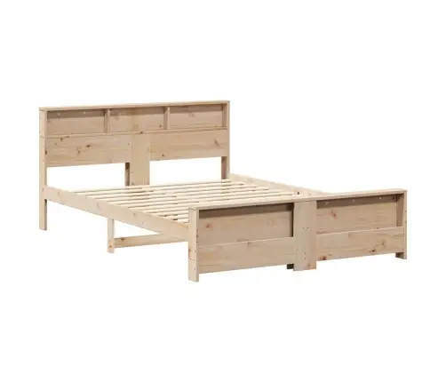 Voodi Raam Peaga Pruun 160 X 200 Cm Tehispuit