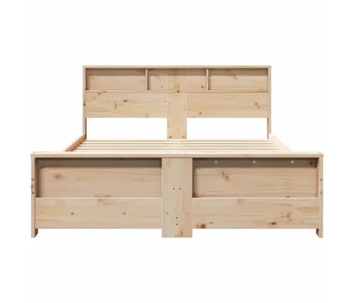 Voodi Raam Peaga Pruun 160 X 200 Cm Tehispuit