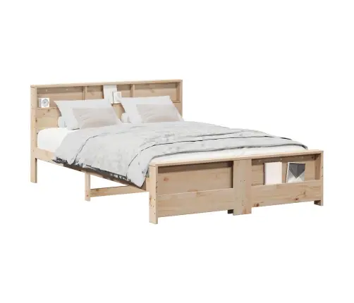 Voodi Raam Peaga Pruun 160 X 200 Cm Tehispuit