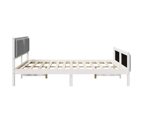 Gultas Rāmis Ar Galvas Klāju Gaiši Pelēks 180 X 200 Cm Audums Vidaxl