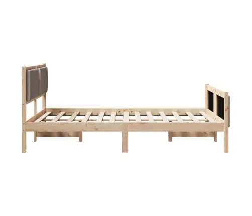 Lovos Rėmas Su Galvūgalio Taupe 150 X 200 Cm Audinys