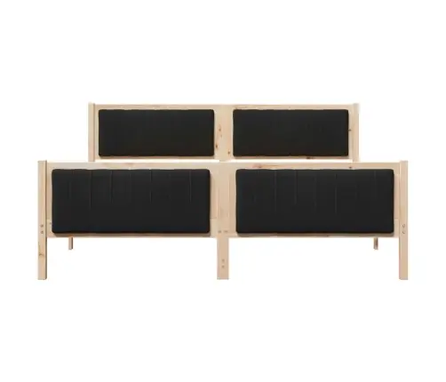 Beti Raam Peaga Pruun Ja Must 180 X 200 Cm Männipuit