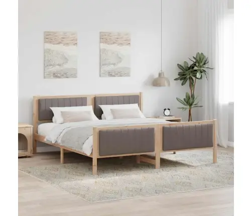 Gultas Rāmis Braun Un Taupe 180 X 200 Cm Priedes Masīvkoks Vidaxl Gultas Rāmis Braun Un Taupe 180 X 200 Cm Priedes Masīvkoks Vidaxl