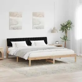 Gultas Rāmis Brūna Un Melna 180 X 200 Cm Priedes Masīvkoks Vidaxl Gultas Rāmis Brūna Un Melna 180 X 200 Cm Priedes Masīvkoks Vidaxl