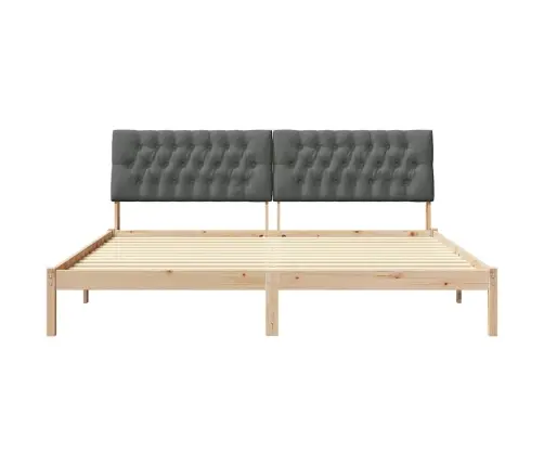 Lovo Rėmas Su Apmuštu Galvūgaliu Ruda 200 X 200 Cm