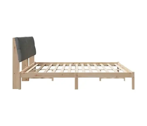 Lovo Rėmas Su Apmuštu Galvūgaliu Ruda 200 X 200 Cm