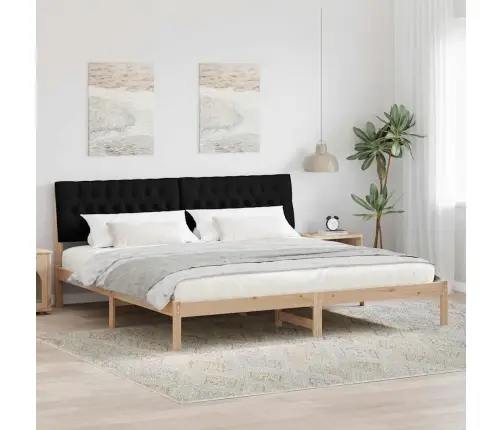 Lovo Rėmas Su Apmuštu Galvūgaliu Ruda 200 X 200 Cm